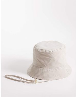 ASOS Tech Bucket Hat - Natural