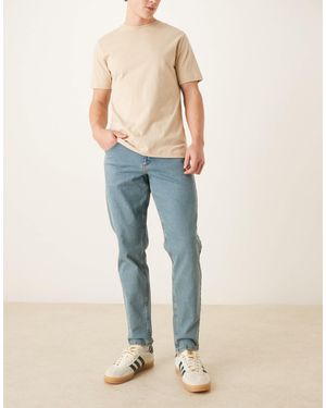 ASOS Stretch Tapered Jeans - Blue