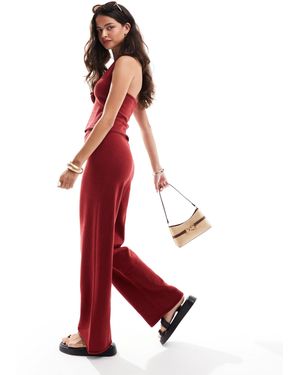 4th & Reckless – maribel – feinstrickhose - Rot
