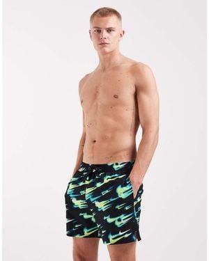 Nike Nike 5 Inch Volley Swoosh Graphic Swim Shorts - Green