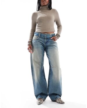 Cotton On Jean bouffant taille basse - vertigo - Bleu