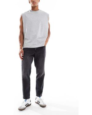 ASOS Vaqueros Tapered En De - Gris