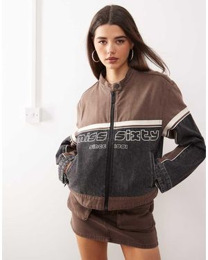 Miss Sixty Co-ord Denim Motorcross Jacket - Black