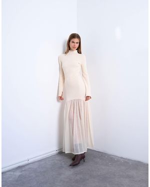 TOPSHOP – strickkleid - Weiß