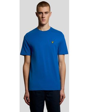 Lyle & Scott Cotton Crew Neck T-Shirt - Blue