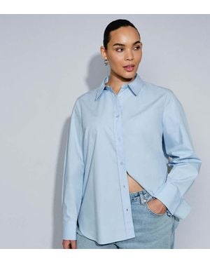 ASOS Asos Design Curve Camicia Slim - Blu