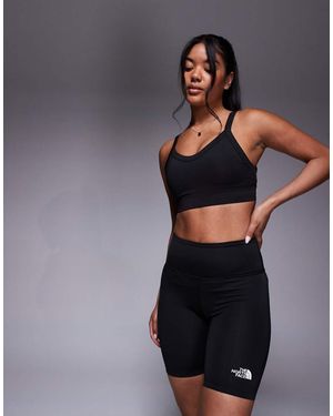 The North Face Leggings Cortos De 8" Negros Con Logo Flex De - Gris