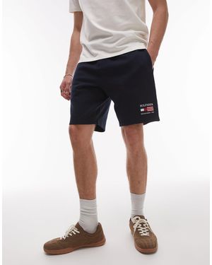 Tommy Hilfiger Americana Flag Shorts - Blue