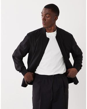 Mango – hochgeschlossene jacke - Schwarz