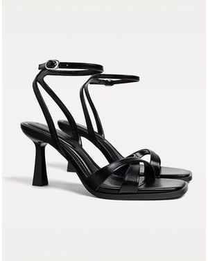 Stradivarius Heeled Sandals - Black