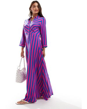 Y.A.S Maxi Shirt Dress - Purple