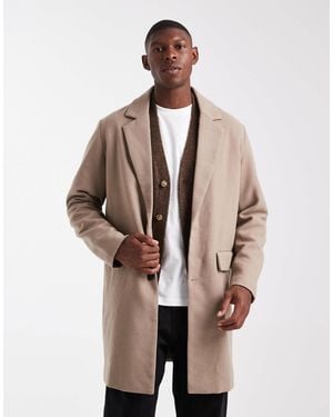 Jack & Jones Manteau en laine mélangée - beige - Neutre