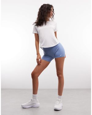 Nike Nike One Dri-fit High Rise 5 Inch Shorts - Blue