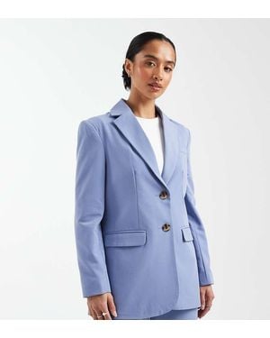Miss Selfridge Oversized Blazer - Blue