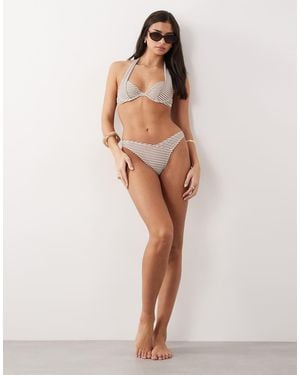 Candypants High Leg Bikini Bottoms - Natural