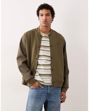 Paul Smith Regular Fit Bomber Jacket - Natural