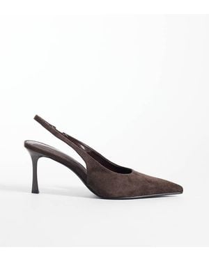SIMMI Simmi London Schoenen Met Brede Pasvorm Laylin, Puntige Slingback Pumps - Bruin