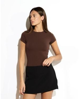 NARRATED Mini Skorts - Black