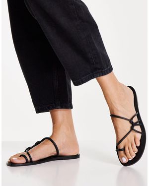Pull&Bear – sandalen - Schwarz