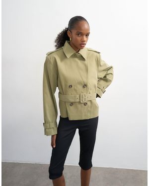 Topshop - La veste Topshop Embroidered Satin Bomber