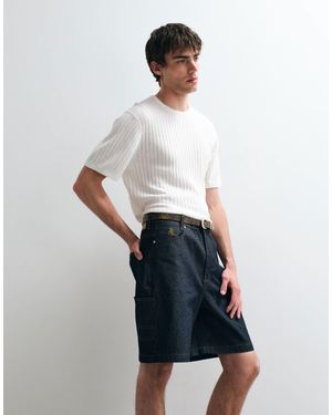 ASOS COLLECTIVE – jeans-shorts - Weiß