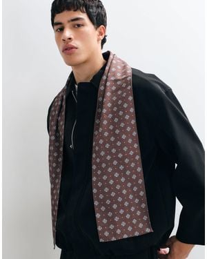 ASOS Vintage Print Smoking Scarf - Blue