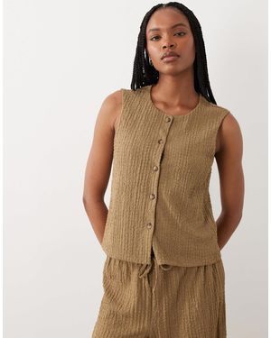 JDY Tall Gilet - Marron