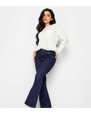 PixieGirl Petite Kickflare Jeans - Blue
