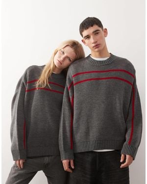 Collusion Unisex Sweater - Gray