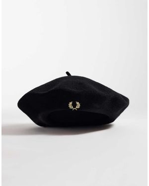 Fred Perry Logo Beret - Black