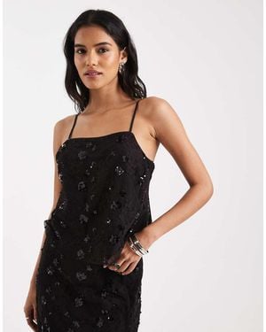 ONLY Sequin Detail Cami Co-Ord - Black