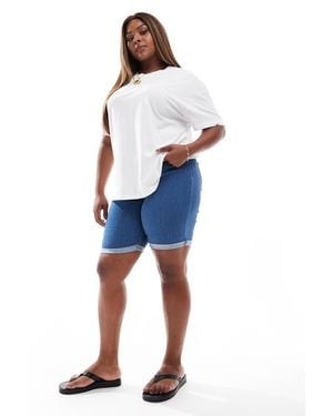 ONLY Long Denim Shorts - Blue