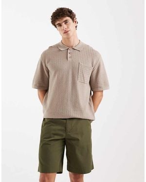 Redefined Rebel Fox Loose Fit Shorts - Natural