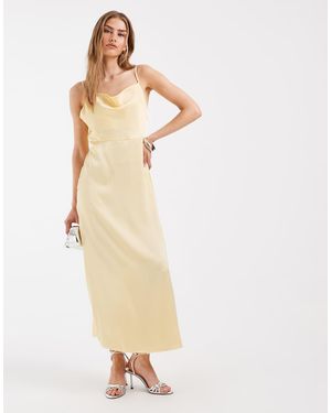 ONLY Satin Maxi Dress - White