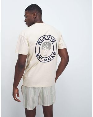 BLKVIS Source T-shirt With Back Graphic - White