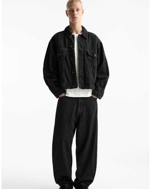 Pull&Bear Vaqueros Grises De (Parte De Un Conjunto) - Negro