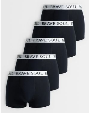 Brave Soul 5er-pack boxershorts - Blau