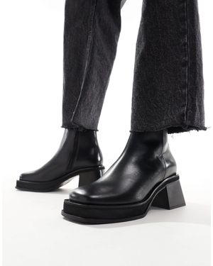 Walk London – lily – lederstiefel - Schwarz