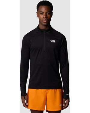 The North Face Top De Manga Larga Con Cremallera Corta Sunriser De - Azul