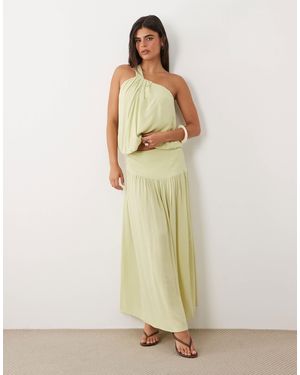 Motel Fang Maxi Skirt Co-ord - Natural