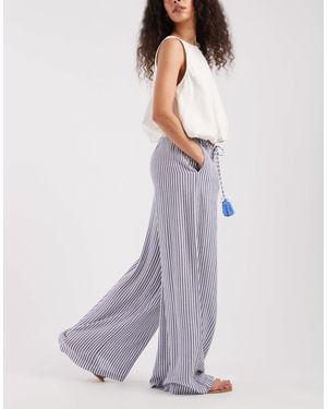 Aray Beach Trouser With Tassle - Purple