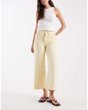 Gap Wide Leg Baggy Jeans - Natural