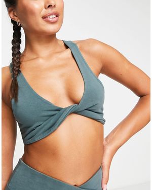 HIIT Wrap Bralet - Blue