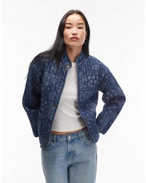 Levi's Lottie Quilted Liner Jacket - Blue