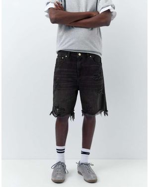 Pull&Bear Pantaloncini Bermuda Dritti - Grigio