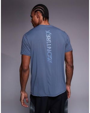 MONTIREX Shatter Back Print T-Shirt - Blue