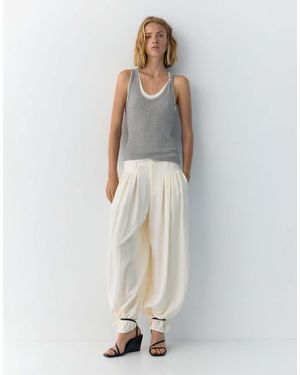 Pull&Bear – hose - Weiß