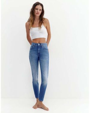 Pull&Bear High-waist Skinny Jeans - Blue