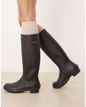 Barbour Bede Tall Gumboots - Black