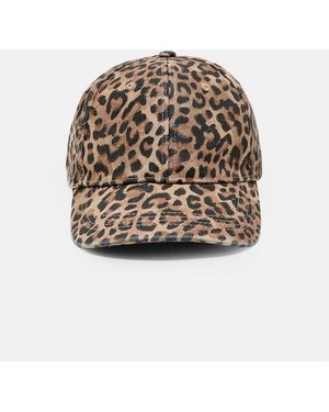 Stradivarius Cappellino Classico Con Stampa Leopardata - Neutro